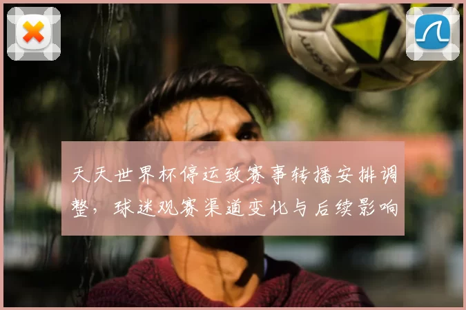 天天世界杯停运致赛事转播安排调整,球迷观赛渠道变化与后续影响