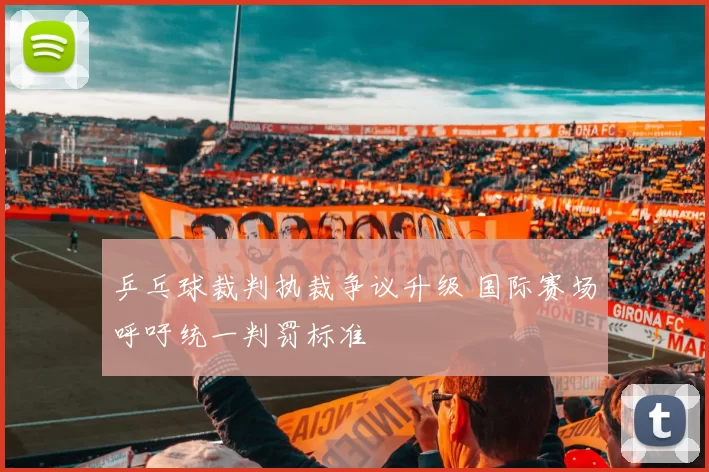 乒乓球裁判执裁争议升级 国际赛场呼吁统一判罚标准